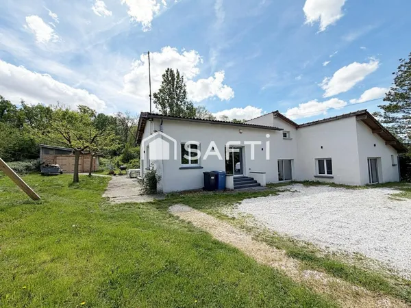 LAUNAGUET - Maison T5, 160m² + jardin et garage