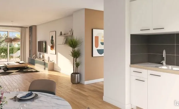 Appartement - 2 pièces - Rennes quartier en plein renouveau, à 8 min à pied du métro A