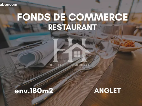 Fonds de commerce, restaurant 180 m² Anglet
