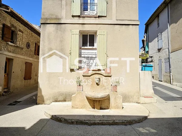 magnifique maison de ville avec salon vouté en pierre apparente