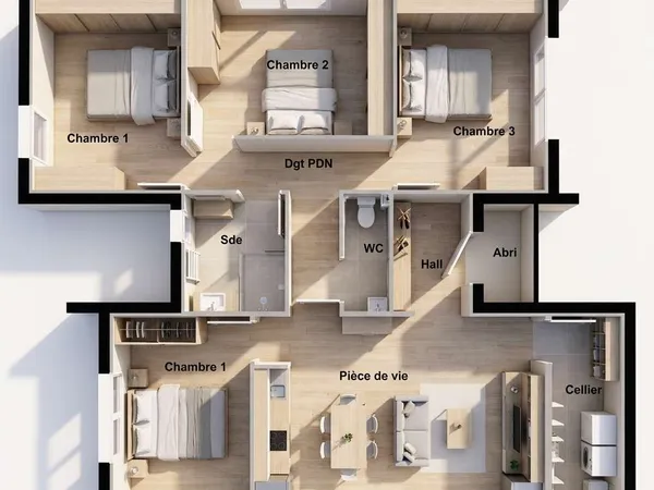 Maison 4 pièces 92 m²