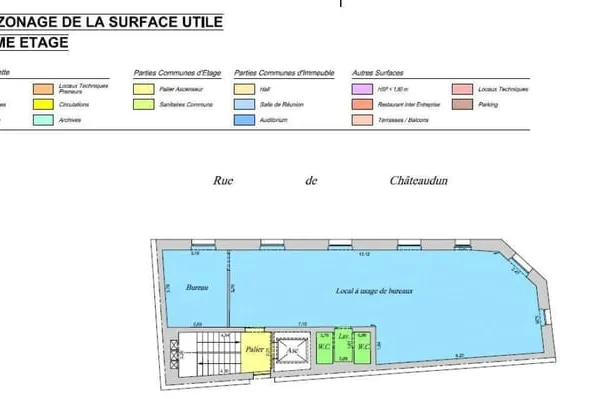 Bureaux 94 m²