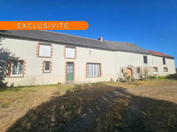EXCLUSIVITÉ AMANDA - Longère en pierres - 7 pièces - 111 m2 - 5 Chambres - Dépendances - VIGNOC
