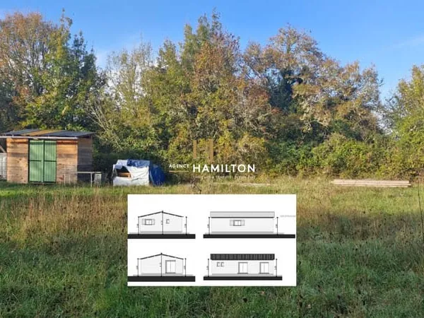 Terrain Et Projet De Chalet En Bois À Bâtir