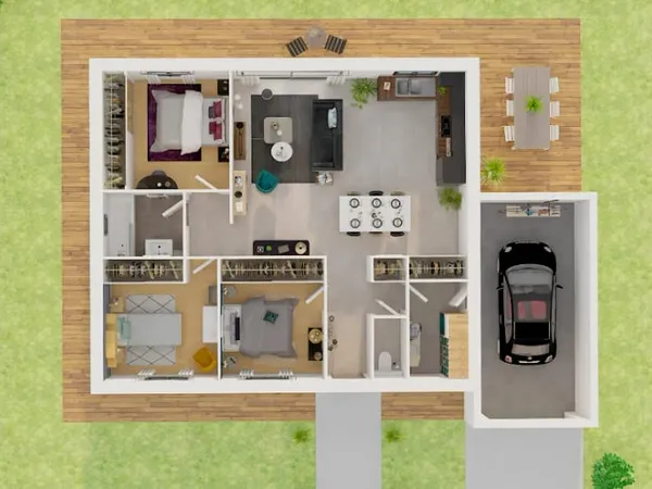 Maison neuve 4 pièces 81 m²