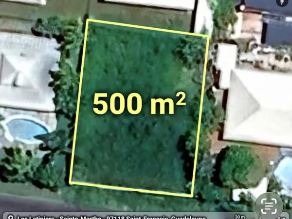 Terrain 500 m²