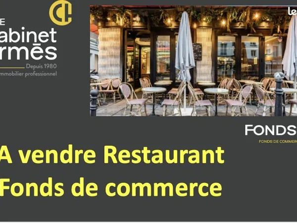 Fonds de commerce brasserie, restaurant 215 m²