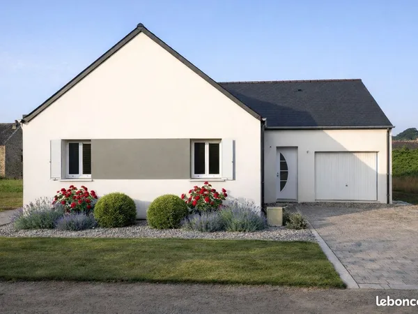 Maison plain-pied 3 chambres & garage