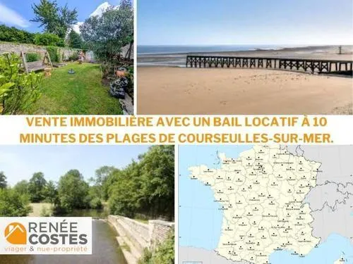 Cession-bail à vie - F57-H58 ans - COLOMBIERS SUR SEULLES (14480