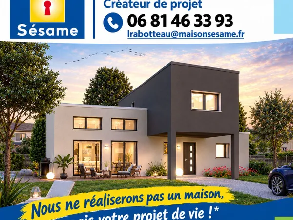 Terrain + maison 110 m²