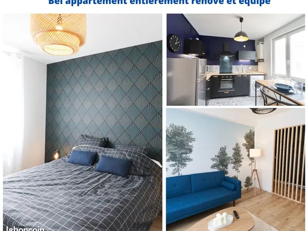 Appartement T2 calme et élégant situé au centre de Valence