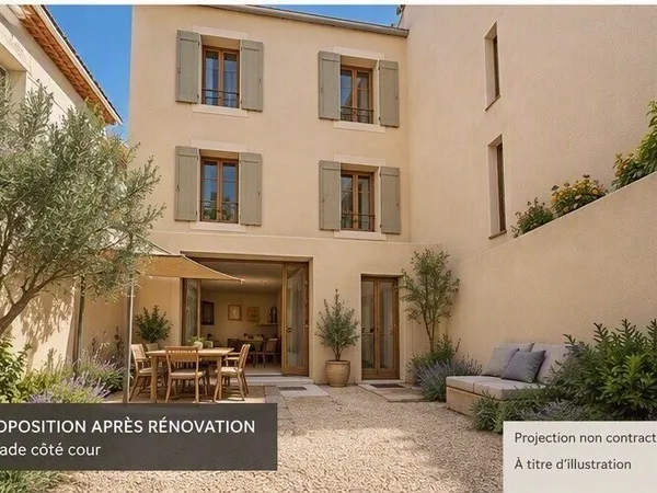 Vends maison - 120 m² - 4 pièces, 3 chambres - Mazan 84380