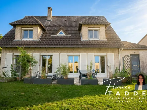 Maison familiale 4 chambres avec jardin et garage