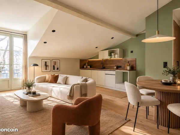T3 rénové avec vue sur la Saône - lumineux, traversant, DPE B - emplacement recherché