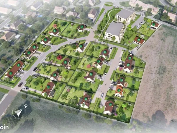 Terrain 417 m² Champvans