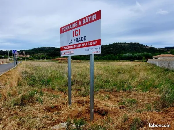 Terrain 590 m² Cessenon Sur Orb