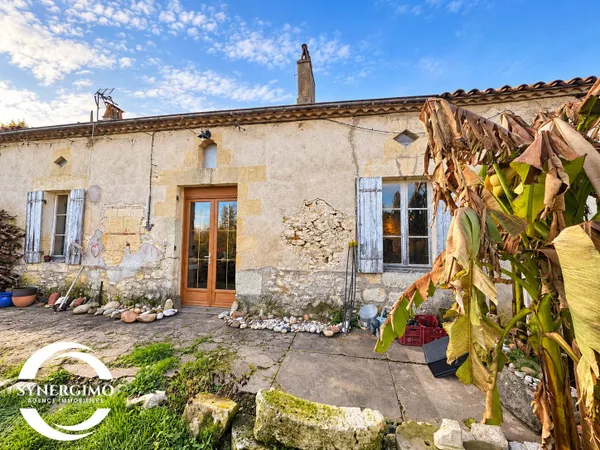 Maison T3 avec grange, Dordogne (24)