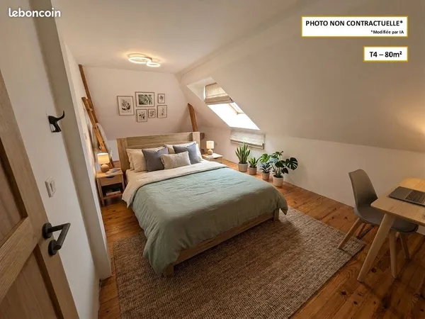 Appartement 4 pièces 80 m²