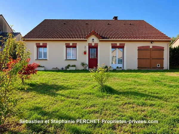 ÉPIEDS-EN-BEAUCE (45130) ? PAVILLON DE PLAIN-PIED ? 4 CHAMBRES ? TERRAIN CLOS DE 800 M²