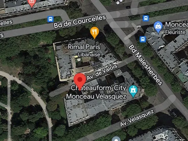 Loue parking 14m² Paris 8ème - Parc Monceau