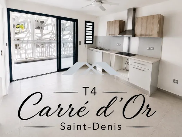 Superbe Appartement T4 neuf Carré d'or St Denis