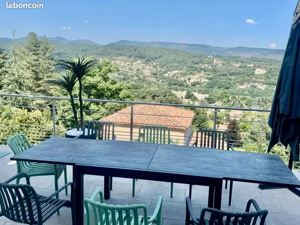 Aubenas - Villa meublée 130 m² - Bail mobilité octobre à avril