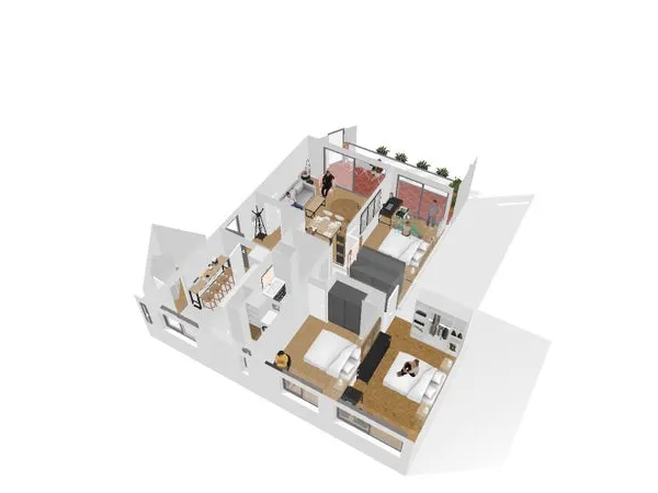 nanterre-appartement-colocation-3 chambres-750€cc