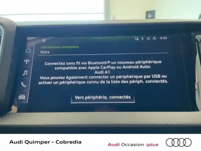 Audi A1 sportback 25 tfsi 95ch advanced s tronic 7 — photo 13