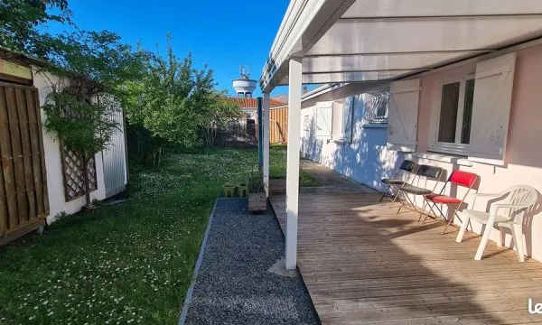 Maison 4 pièces - plain-pied - non mitoyenne - jardin - garage - Lormont quartier Bourg-Mairie