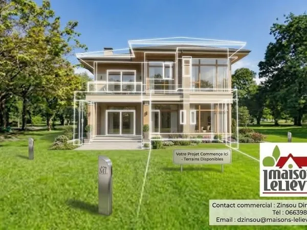 Terrain à bâtir de 705 m² à CHAUMONT-EN-VEXIN (60)