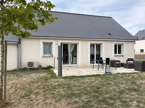 Maison plein pied T4 90m2- 3 chambres -garage- jardin clos -Montbazon
