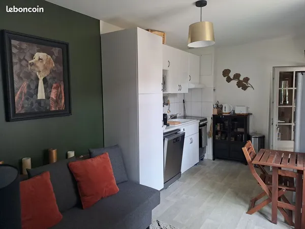 A louer meublé 29 m2 Le Petit Andely