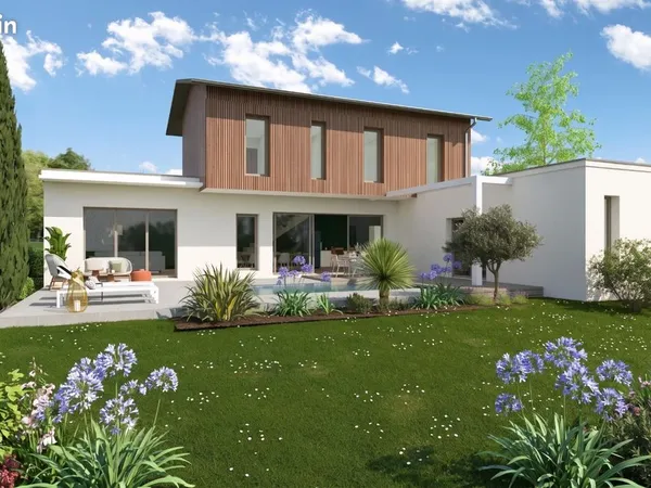 Projet maison neuve 175 m² sur parcelle de 900 m² - 4 chambres - Finitions incluses