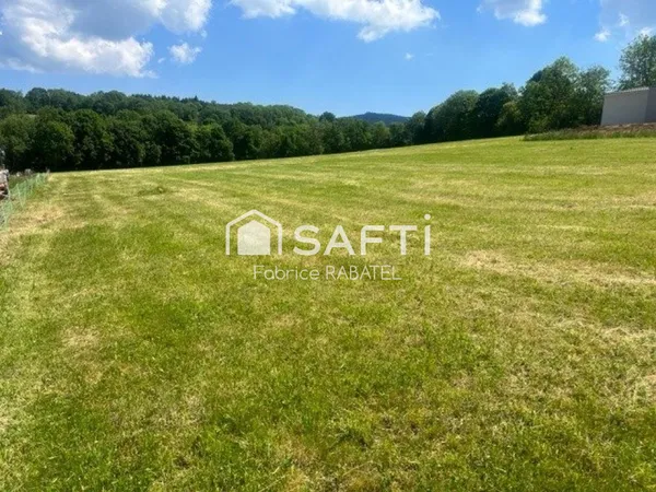 Terrain constructible 1218 m2