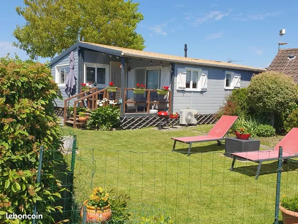 Chalet 65 m² - Baie de Somme - Favières / Le Crotoy - Parc résidentiel ouvert toute l'année