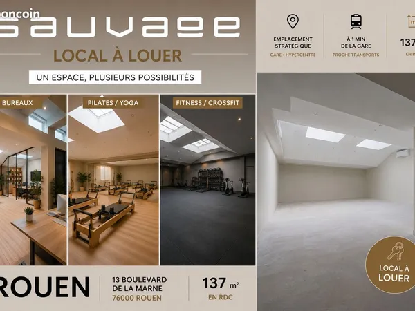 Bureaux 137 m² ROUEN