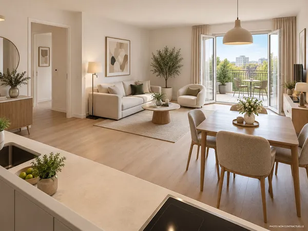 Appartement 3 pièces avec balcon  Courbevoie