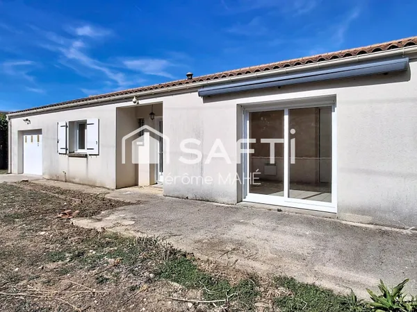Pavillon plai-pied 3 chambres + garage !