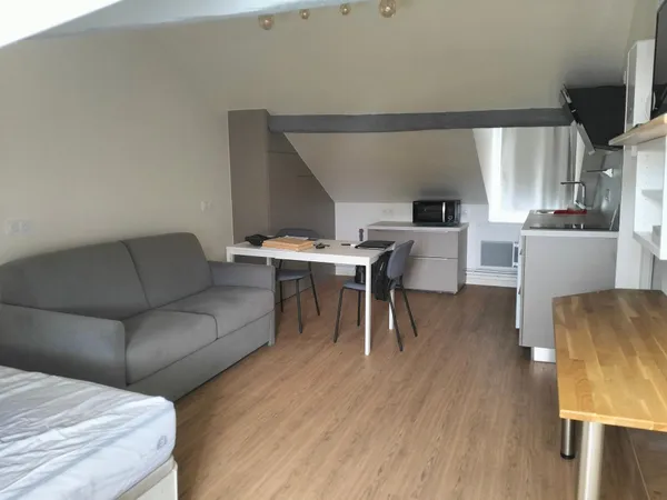 studio meublé 16,50 m²