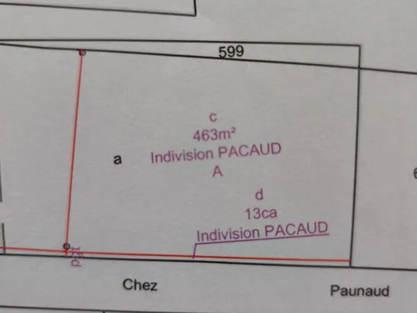 Terrain à bâtir