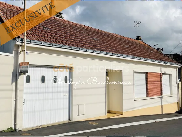 Plain pied 69m² deux chambres avec travaux