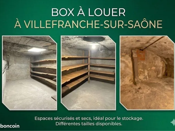 Stockage / Garde-meuble / Cave / Box / Garage - Villefranche sur Saône (Dès 45)