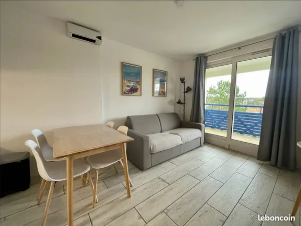 Appartement T2 avec balcon dans une résidence en front de mer à Lacanau Océan