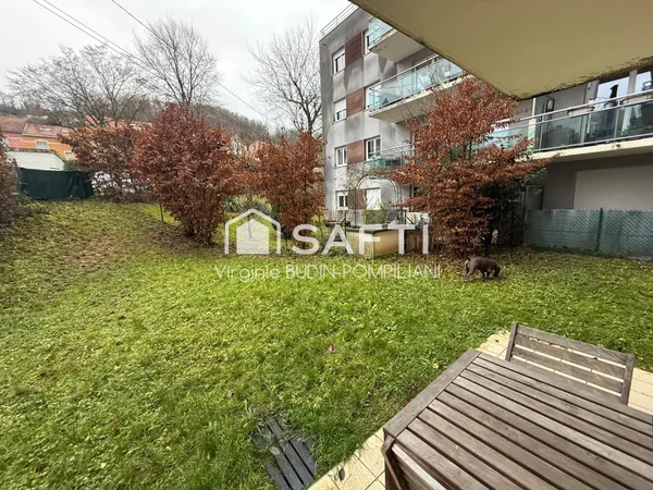 Appartement 2 chambres terrasse jardin garage