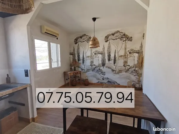 Maison 3 pièces rénovée avec buanderie