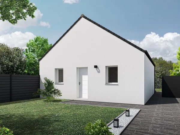 Terrain + maison 58 m²