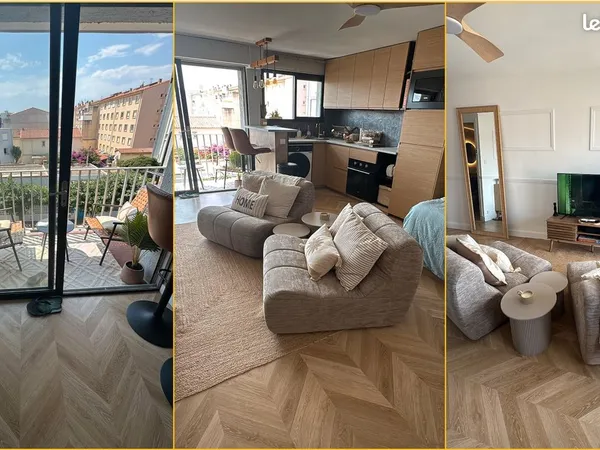Studio meublé rénové avec balcon - Disponible de septembre à juin - Canet-Plage