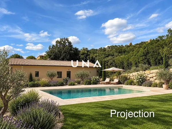 GRANDE MAISON DE PLAIN PIED AVEC JARDIN A 12 KM d'UZES