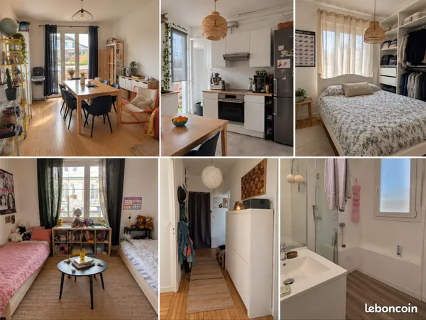 T3 meublé 67 m² avec balcon - Angers hypercentre 1 300 CC