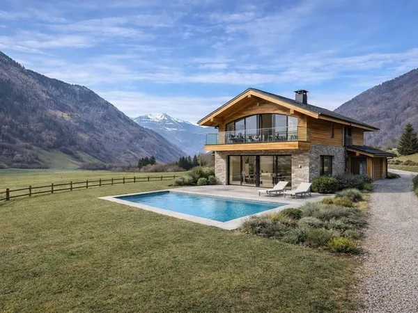 MAISON NEUVE DE 150 M2 À LA TOUR - MAGNIFIQUE VUE